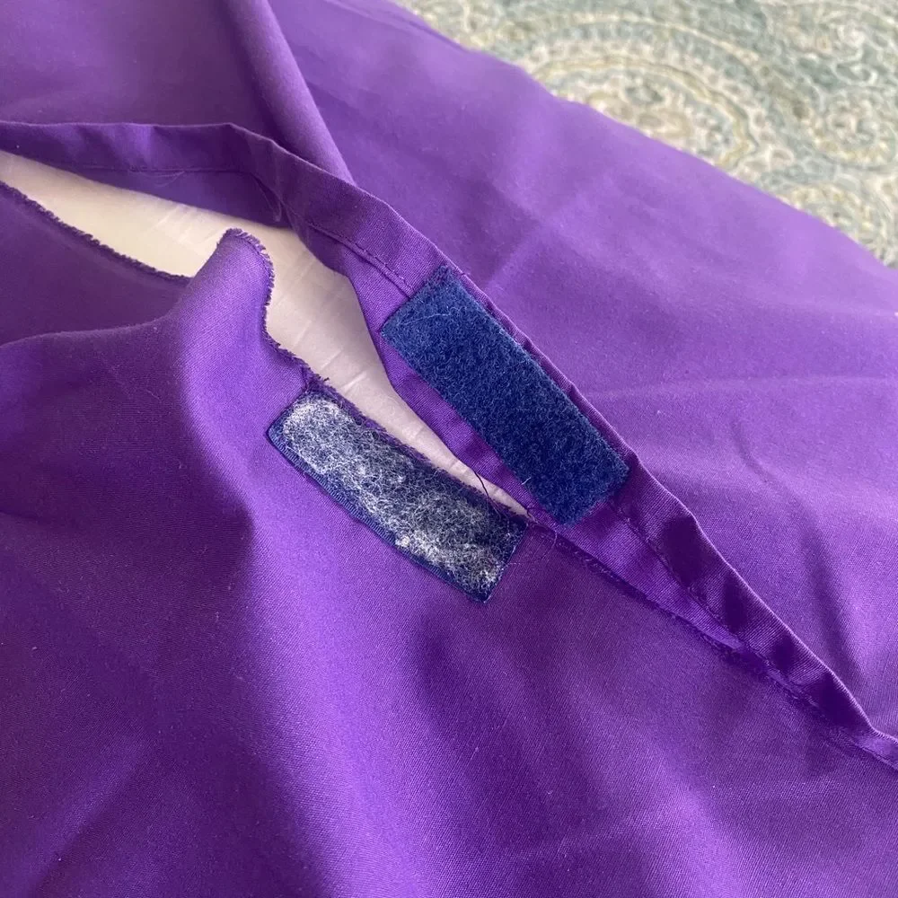 Patchwork Quilted Pillow Sham in Burgundy and Purple Patchwork cottagecore
